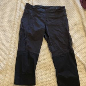 Lululemon crop mesh leggings